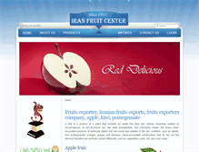 Tablet Screenshot of iran-fruit.com